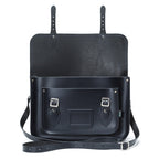 Handmade Leather Satchel - Navy Blue