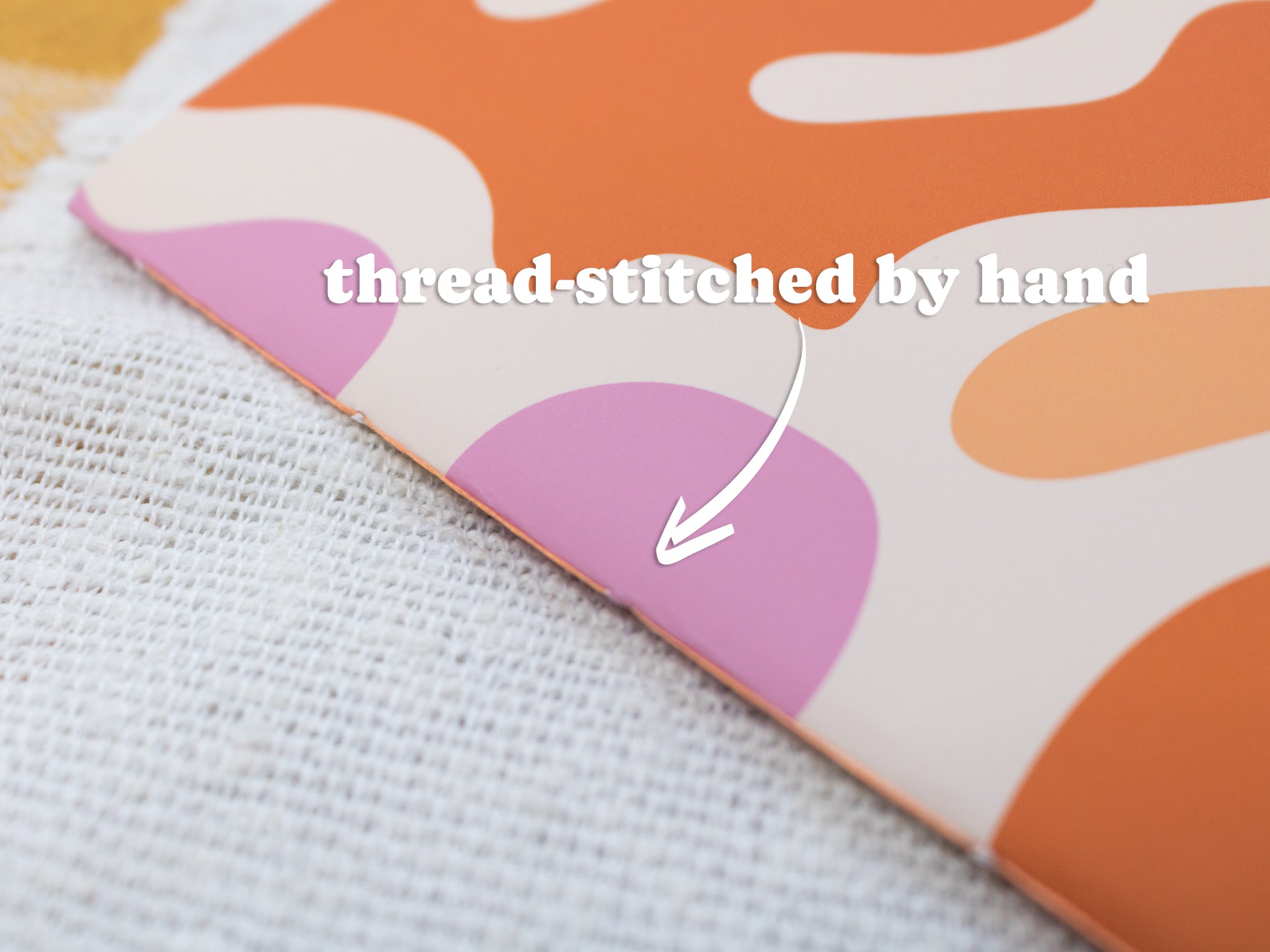 A5 Handmade Notebook with Abstract Design
