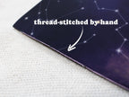 A5 Handmade Notebook with Cosmic Design