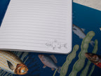 A5 & A6 Handmade Notebook with Vintage Fish Design