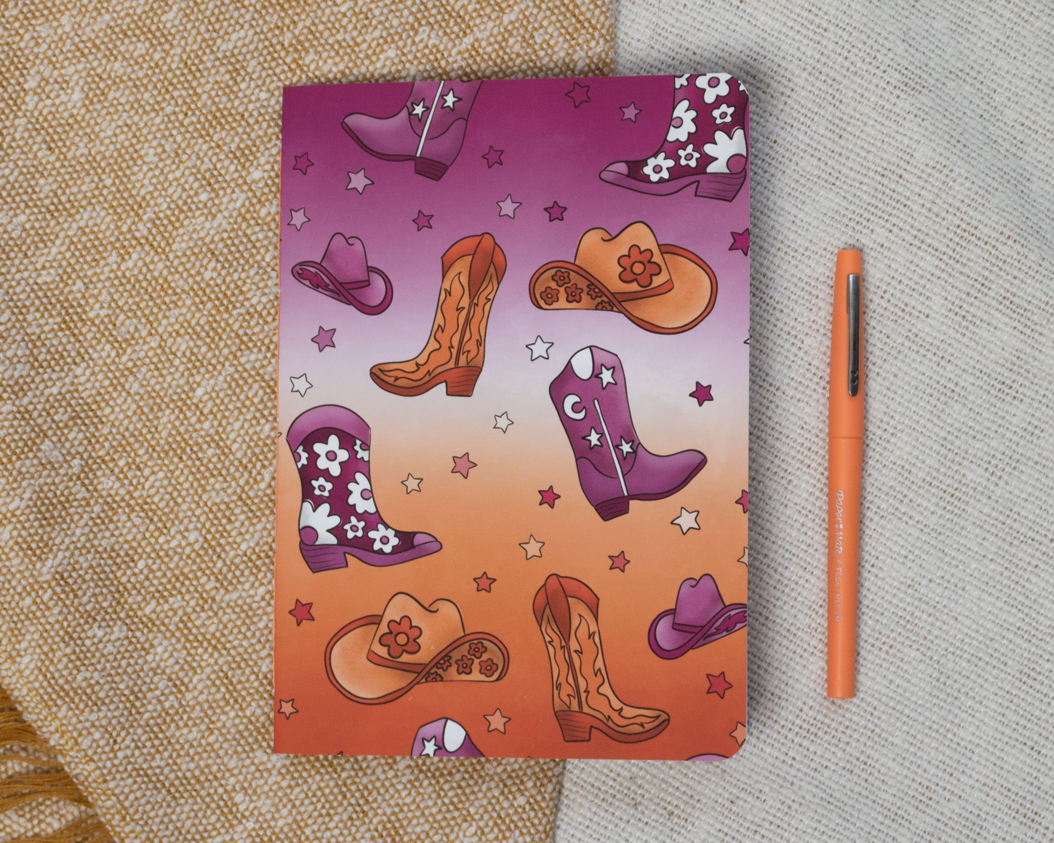 A5 Handmade Notebook with Howdy Design