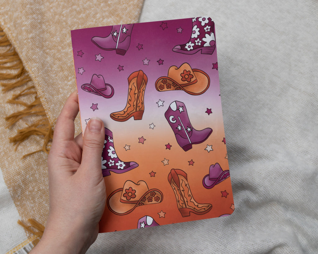 A5 Handmade Notebook with Howdy Design