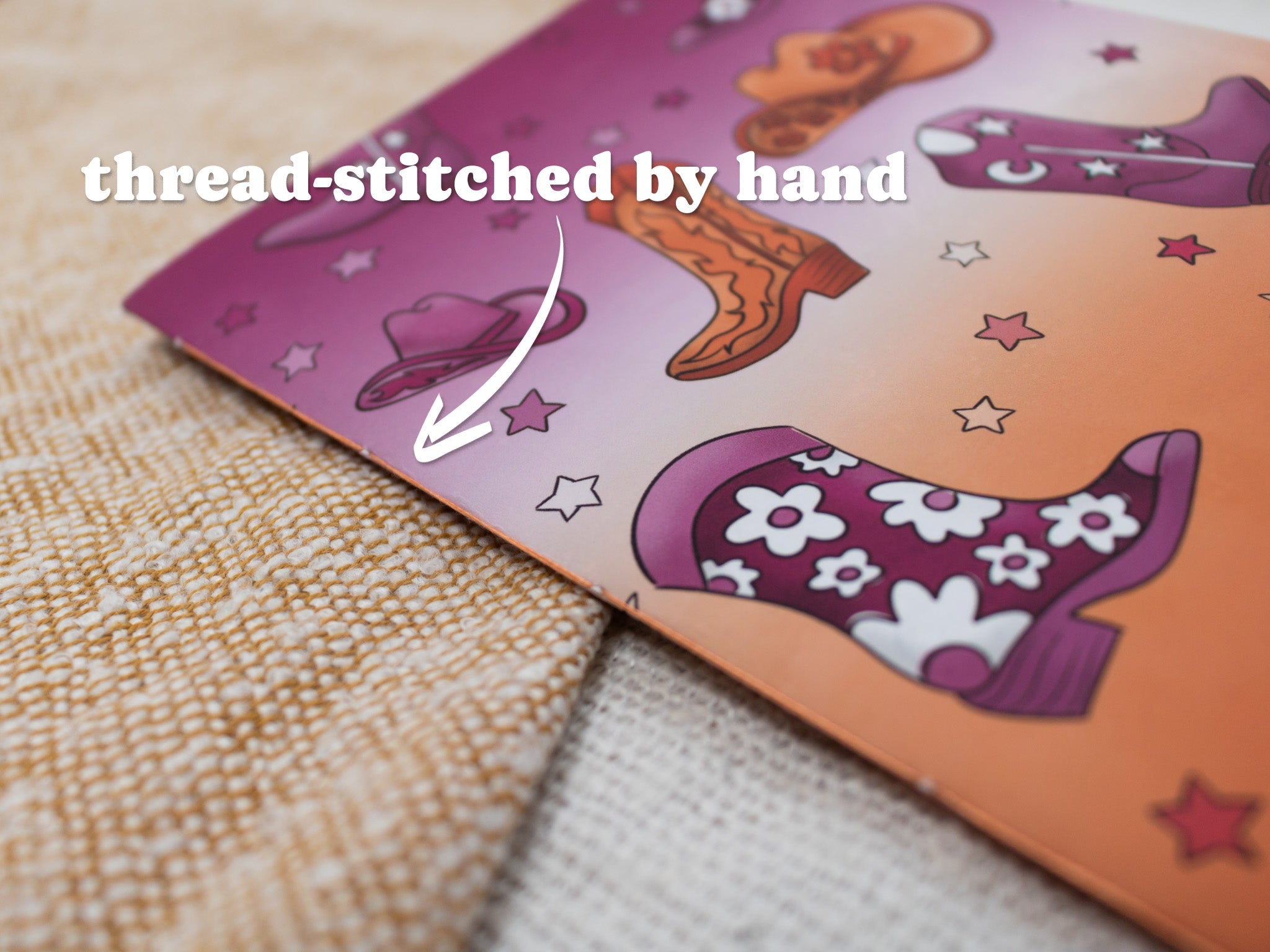 A5 Handmade Notebook with Howdy Design