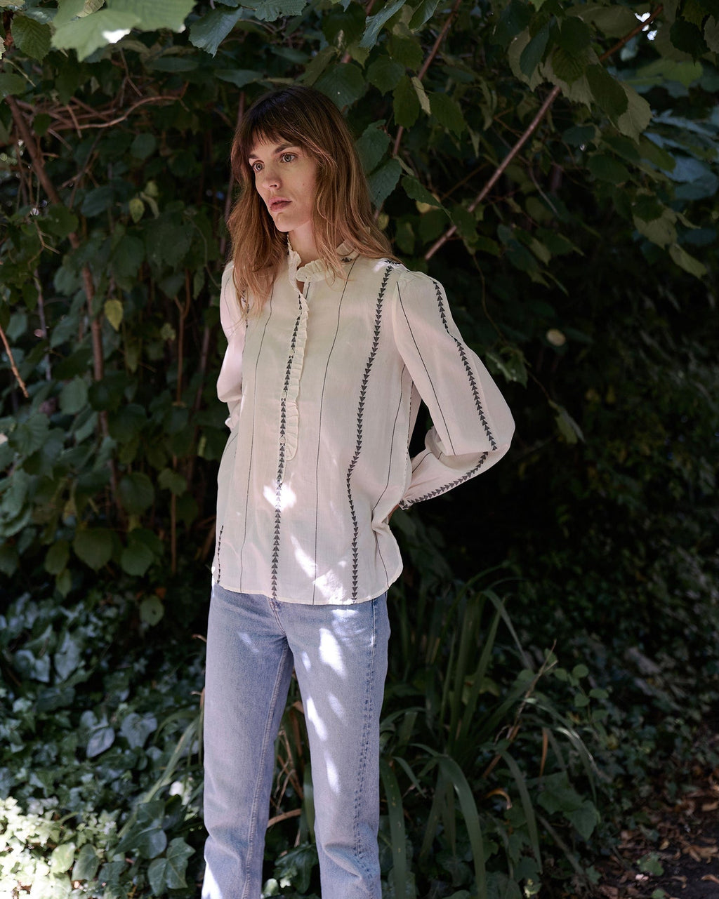 nina blouse | ecru