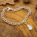 Oak Leaf Silver Charm