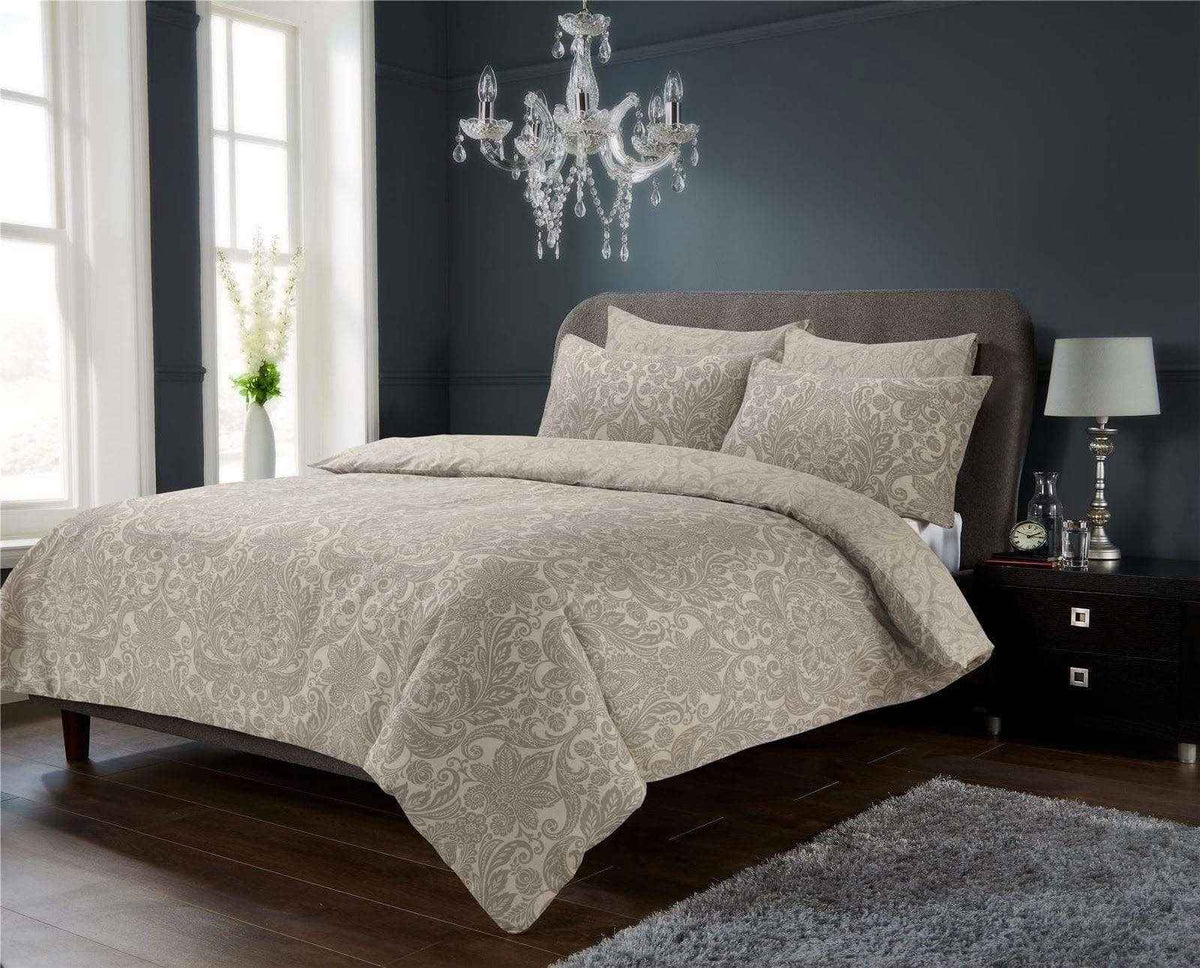 OLIVIA ROCCO Luxury Cotton Rich Duvet Sets Easycare Includes Duvet Cover And Pillowcases