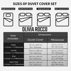 OLIVIA ROCCO Harlow Stripes Grey Reversible Quilted Duvet Cover Set With Button Closure
