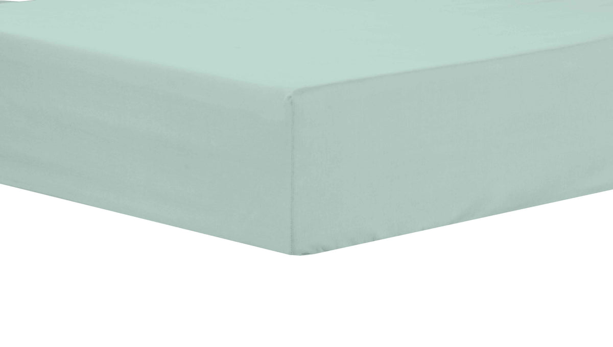 OLIVIA ROCCO Basics Fitted Sheet Indus Valley Cotton Linen Elasticated For Perfect Fit