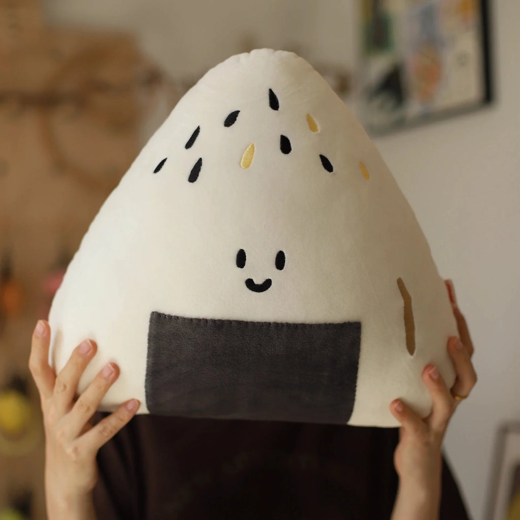 Daily White | Onigiri Plush Pillow