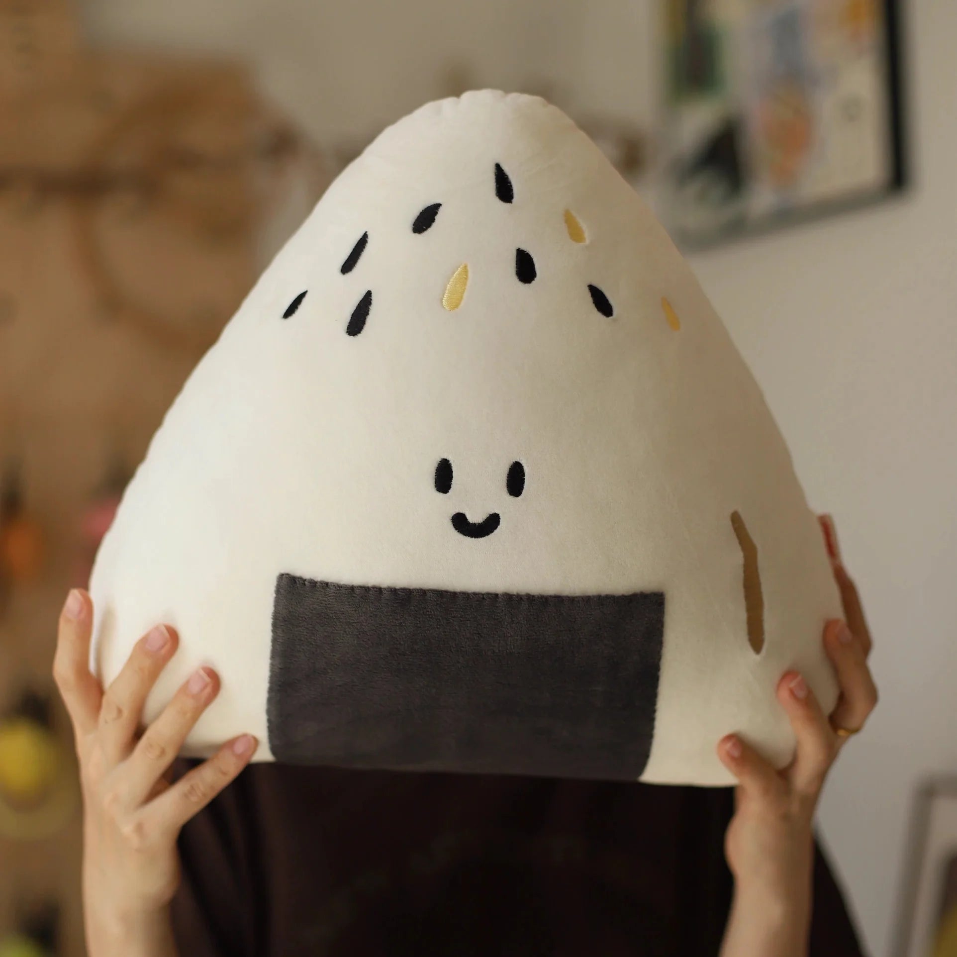 Daily White | Onigiri Plush Pillow