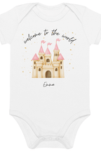 Welcome to the World Princess Castle (Personalised Name Bodysuit)