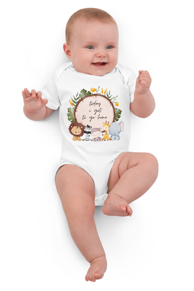 Today I Get To Go Home Safari Drum (Bodysuit)