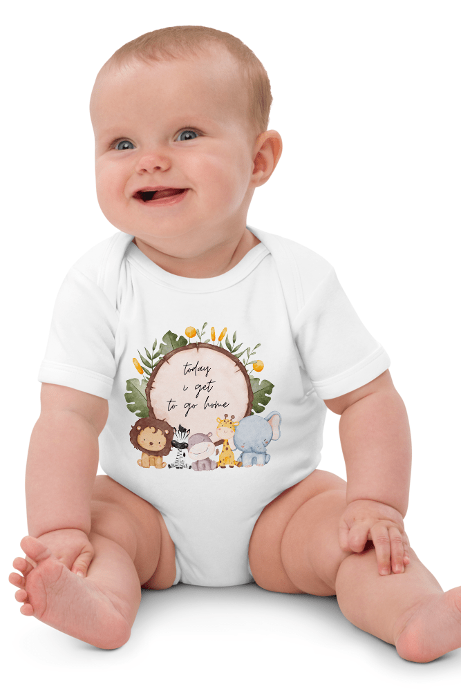 Today I Get To Go Home Safari Drum (Bodysuit)