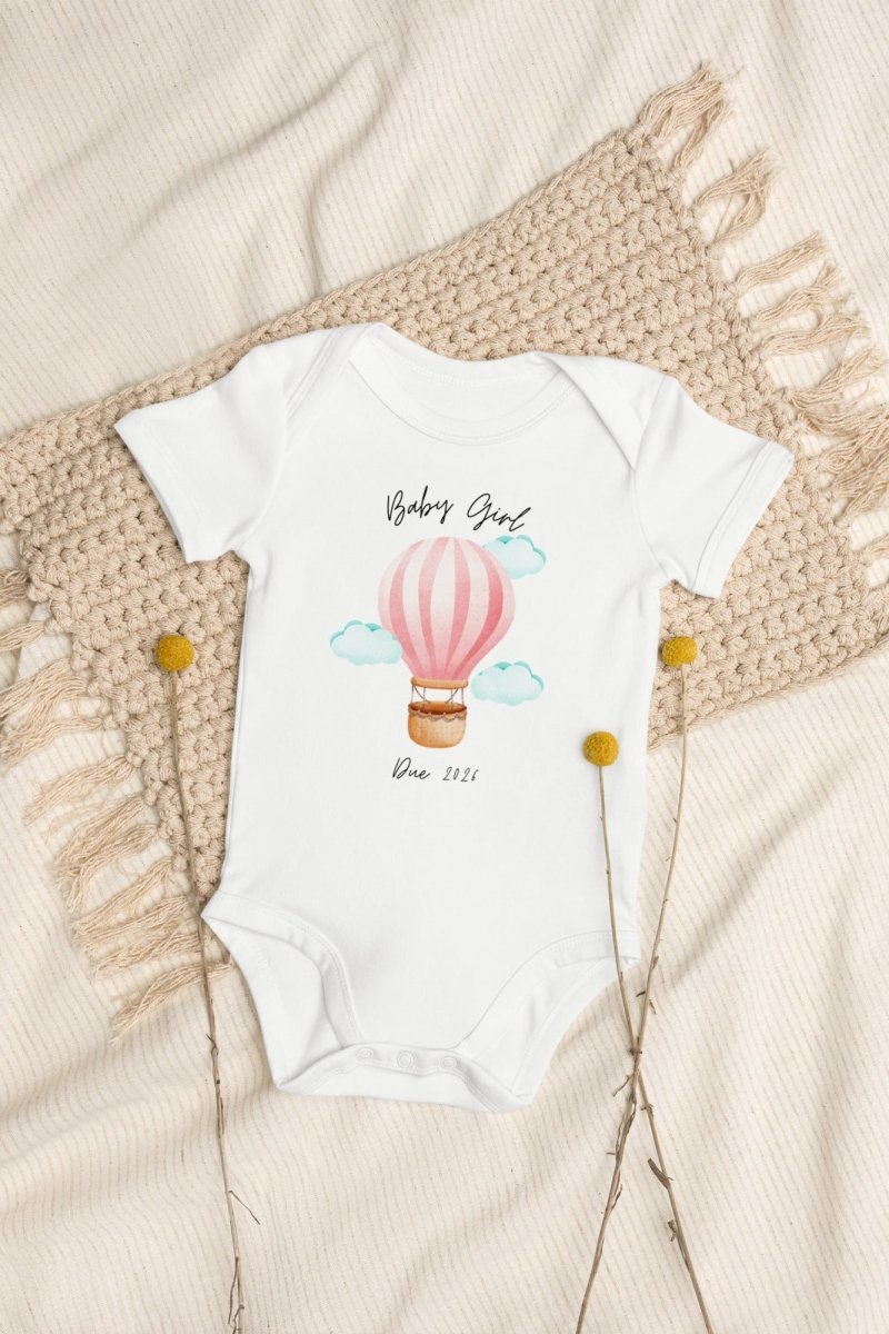 Baby Girl Due (Personalised Name Bodysuit)