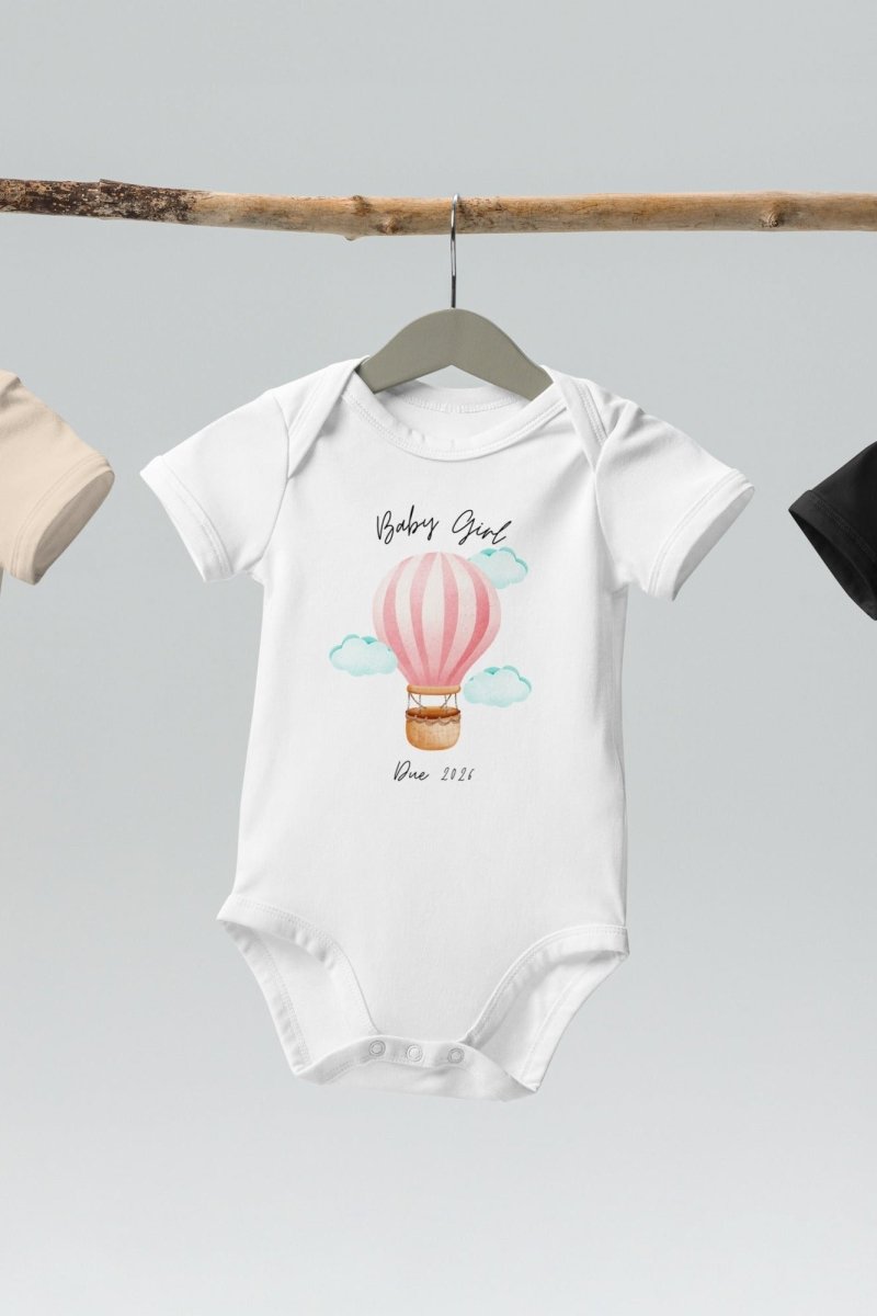 Baby Girl Due (Personalised Name Bodysuit)