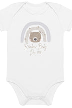Neutral Bear Rainbow Baby Due Bodysuit