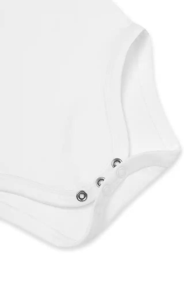 Hello World Bodysuit White 100% Cotton