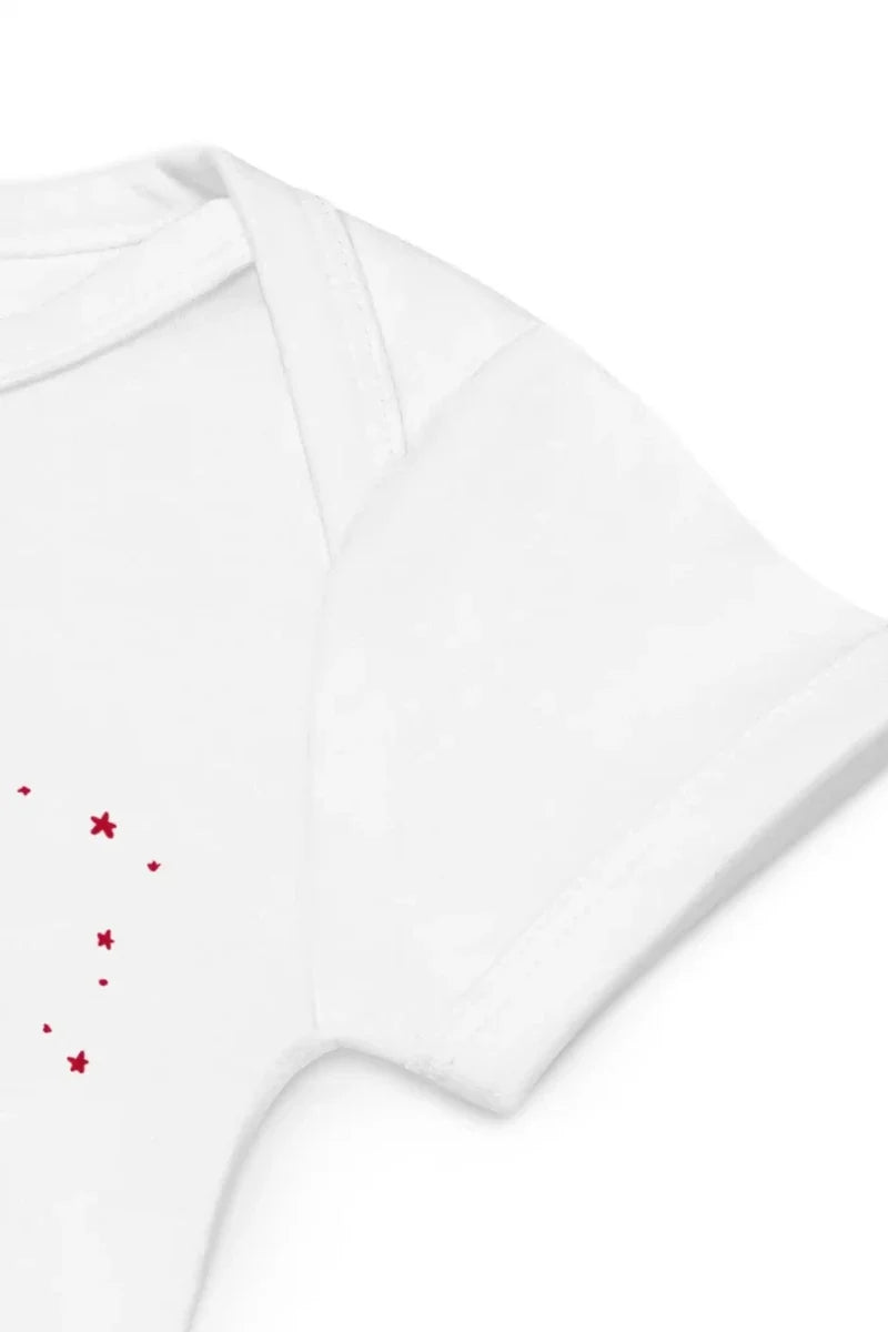 Cherry Personalised Bodysuit in White