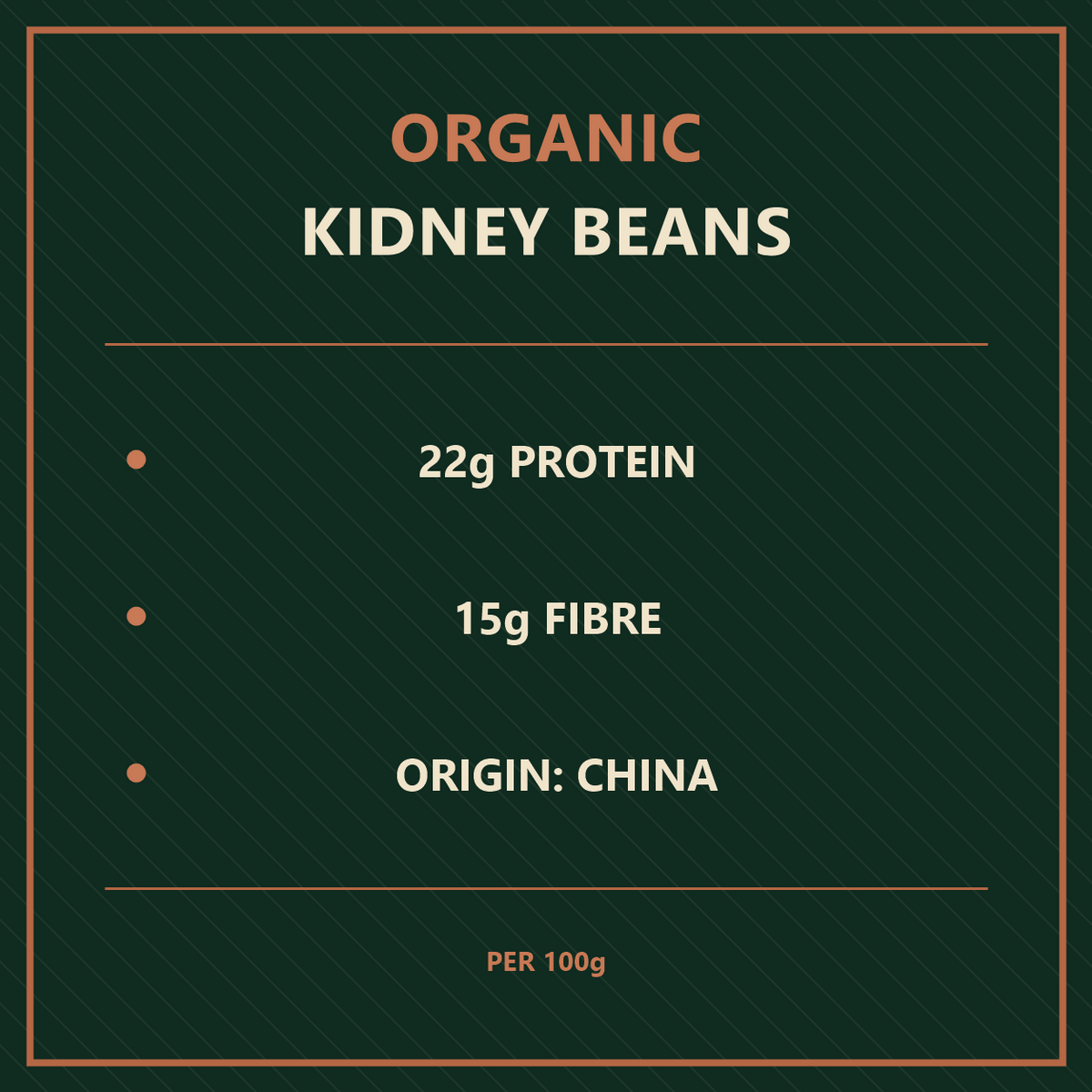 Organic Kidney Beans