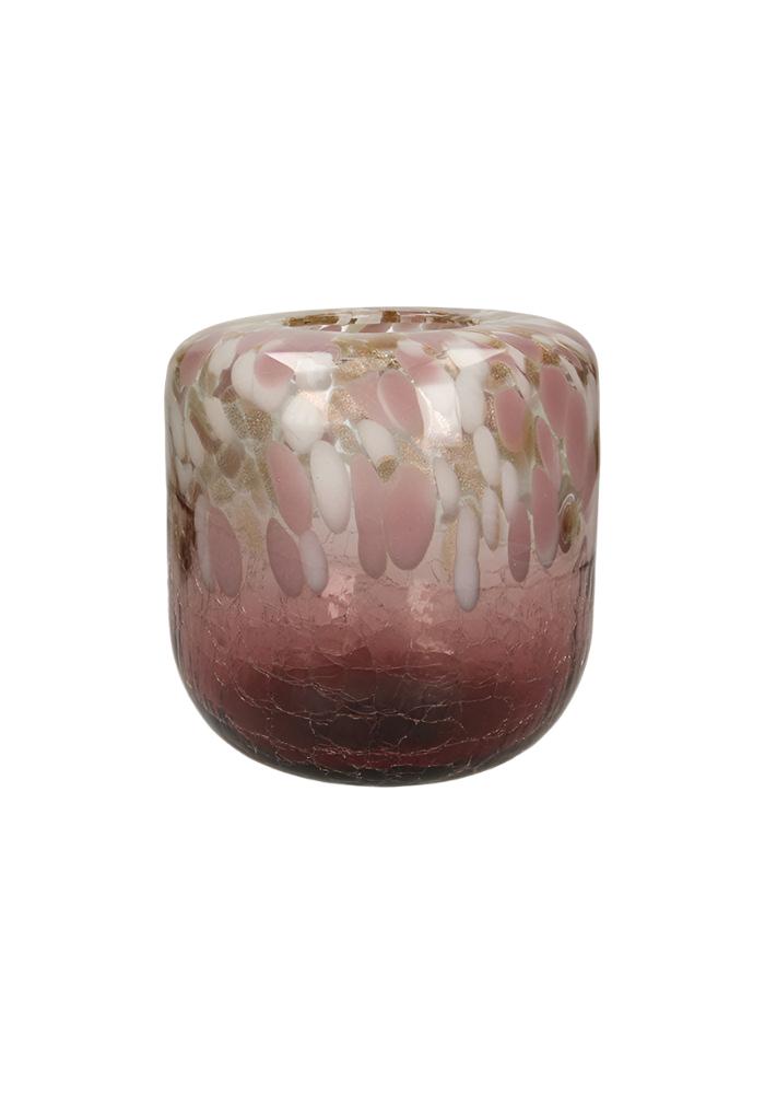 Our Pretty in Pink Hand-Blown Vase