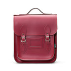 Handmade Leather City Backpack - Oxblood