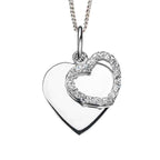 Beginnings Double Heart Pendant