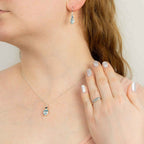 Beginnings Iris Petal Drop Earrings