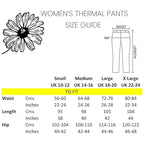 Daisy Dreamer Womens Thermal Pants 2 Pack Cotton Rich Insulating Yarn Ribbed Comfort Fit