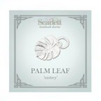 Monstera Palm Leaf Silver Charm