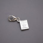 Passport Personalised Silver Charm