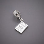 Passport Personalised Silver Charm