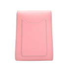 Handmade Leather Festival Phone Bag - Pastel Pink