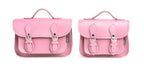 Handmade Leather Micro Satchel - Pastel Pink