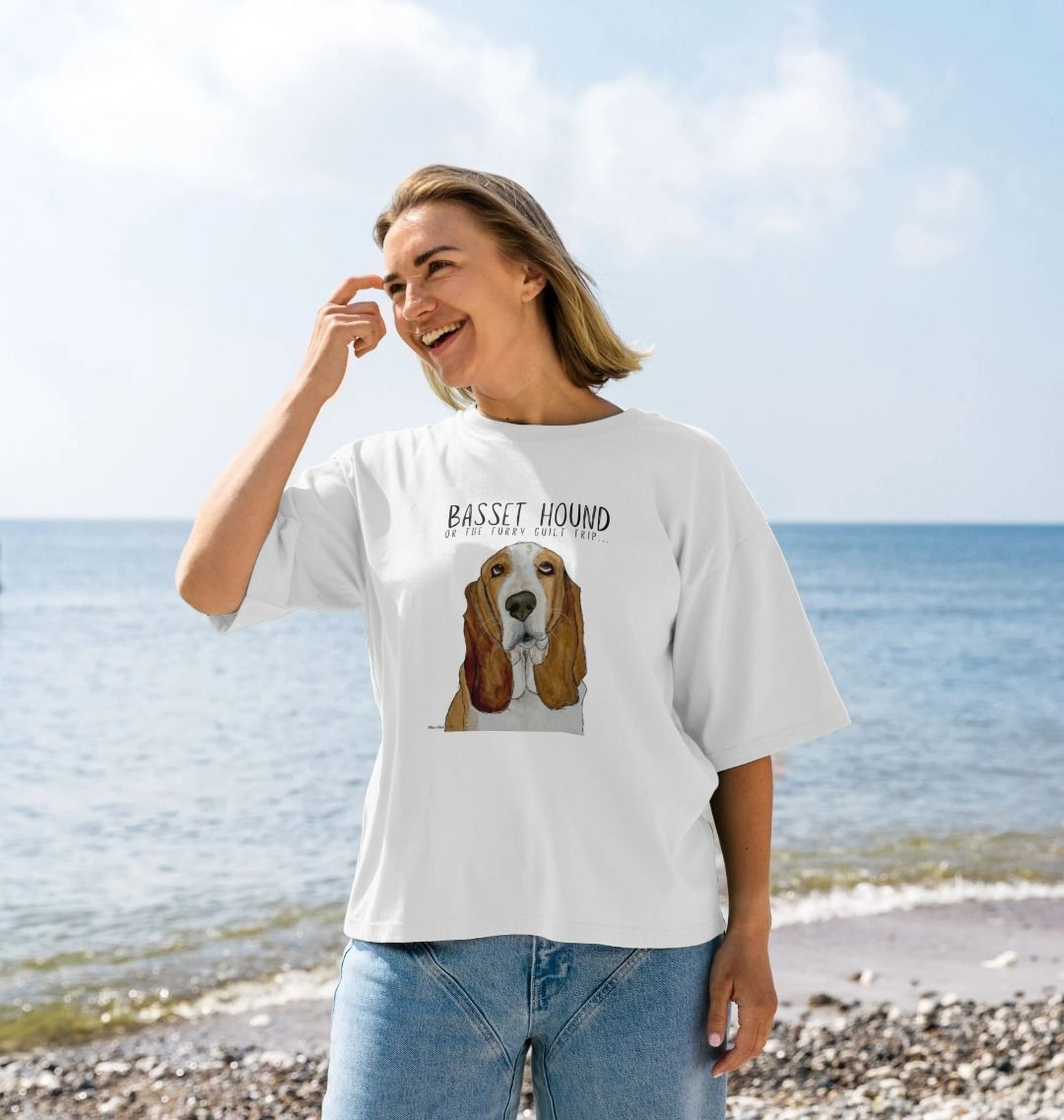 Basset Hound Women’s Relaxed Fit T-Shirt: Wear Your Guilt with Style!