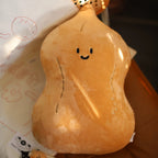 Daily White | Persimmon And Peanut Plush Pillow