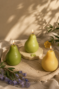 Pear Shaped Candles - bundle of 3