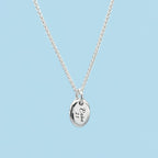 Pebble Personalised Silver Charm