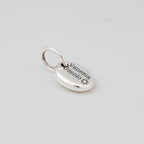 Pebble Personalised Silver Charm