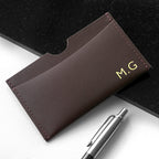 Personalised Luxury Leather Card Holder