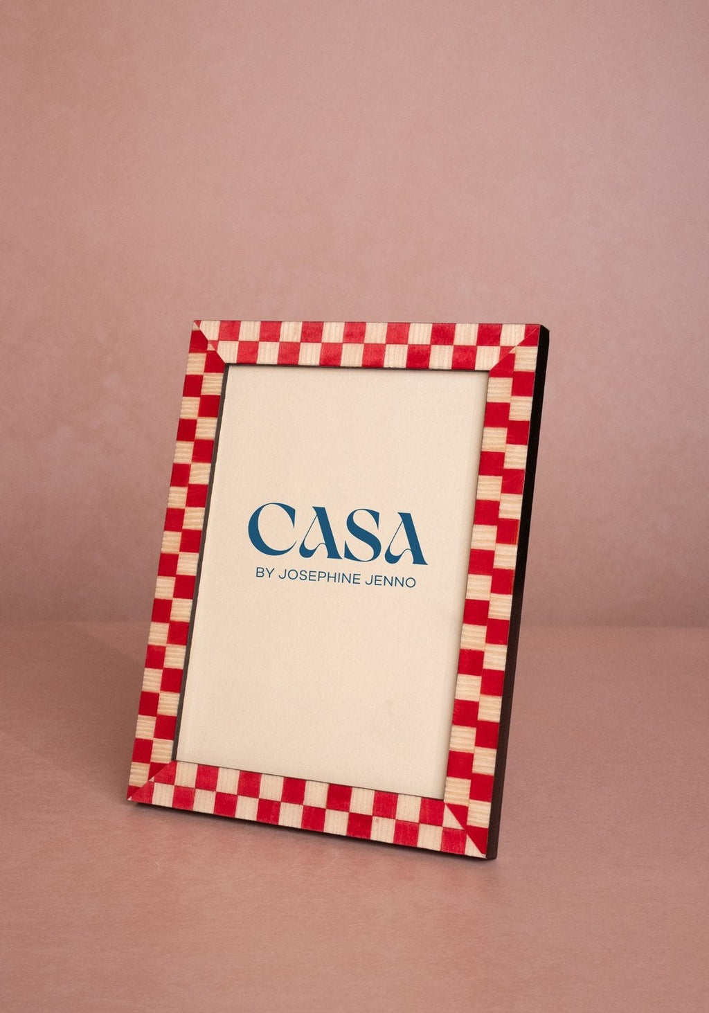 Classic Red Checkered Frame 7x5"