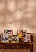 Fresh Green Checkered Frame 6x4"