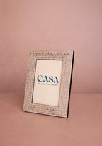 Grey Patterned Photo Frame 6x4"