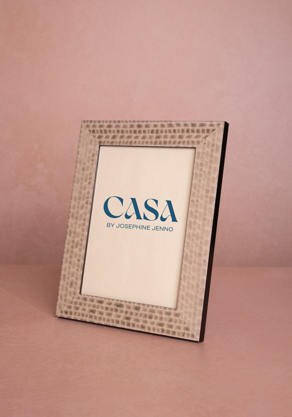 Grey Patterned Photo Frame 7x5"