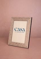 Grey Patterned Photo Frame 7x5"