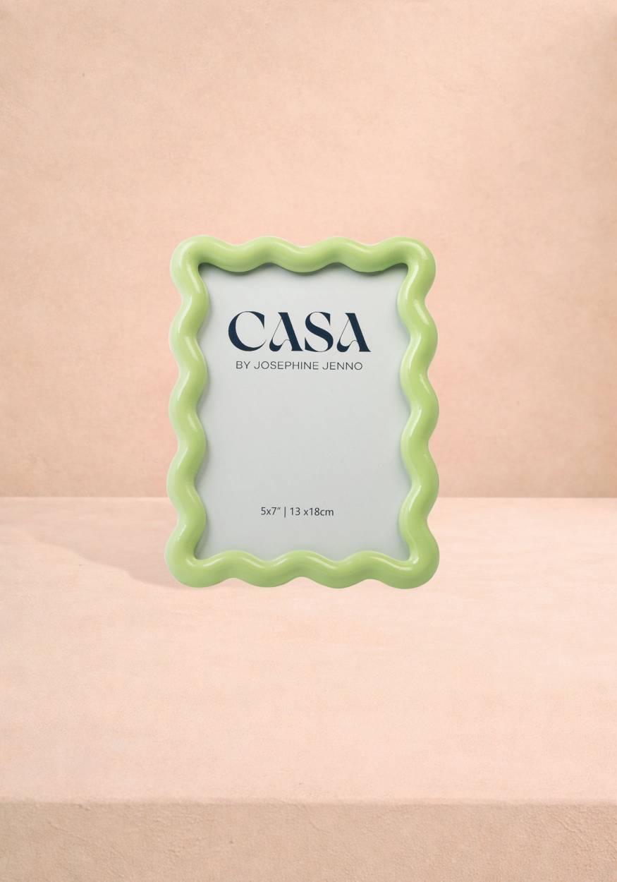 Ivy Mint Ripple Frame 7x5"