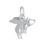 Pigs Might Fly Silver Charm