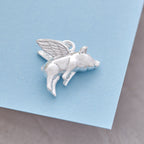 Pigs Might Fly Silver Charm