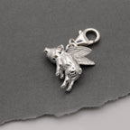 Pigs Might Fly Silver Charm