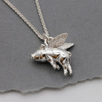 Pigs Might Fly Silver Charm