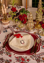 Bordeaux Red Placemat- Set of 4
